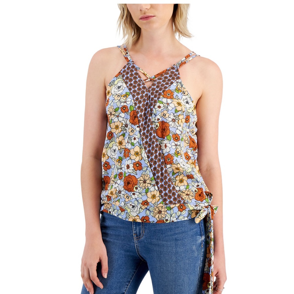 🍂🍁 Fall Free People Inspired Crave Frame Floral Top Sz XL